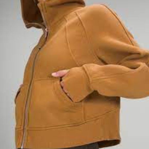 NWT Lululemon Scuba Oversized Full Zip Hoodie, Sz XS/S, BOLD BEIGE - Picture 2 of 8